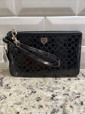 Coach Liquid Glass Clutch Wristlet NWT
